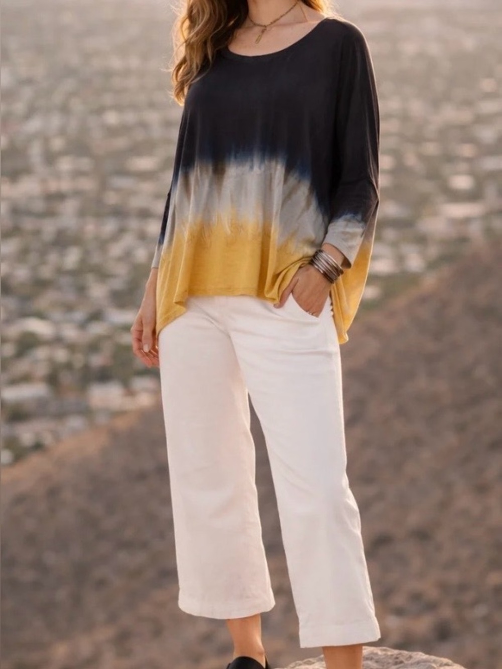 River + Sky Sierra tie dye boho top